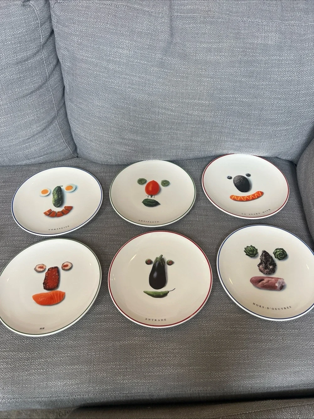 Prinknash Abbey Pottery. Set 6, 9